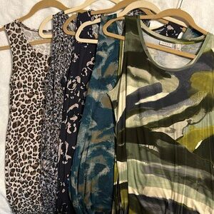 Bundle Of Five M Logo Long Tank Tops